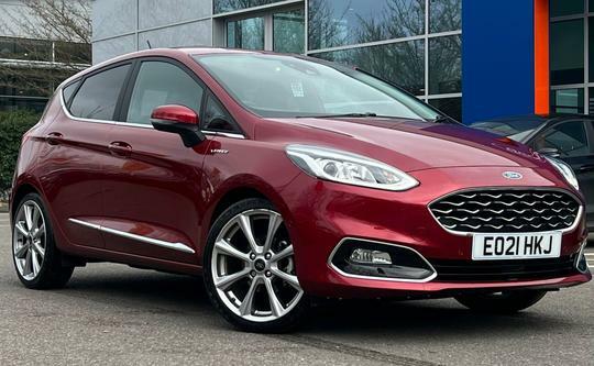 Compare Ford Fiesta 1.0T Ecoboost Mhev Vignale Edition Hatchback P EO21HKJ Red