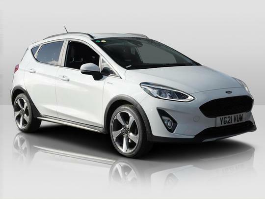 Compare Ford Fiesta Active Edition Mhev 1.0 125Ps Mild Hybrid YG21VUW White