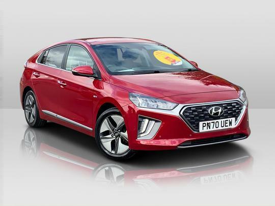 Compare Hyundai Ioniq 1.6 H-gdi Premium Se Hatchback Hybrid D PN70UEW Red