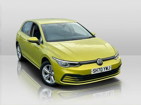 Compare Volkswagen Golf 1.0 Tsi Life Hatchback Euro 6 S SH70YWJ Yellow