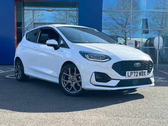 Compare Ford Fiesta 1.0T Ecoboost Mhev St-line Edition Hatchback P LP72WBX White