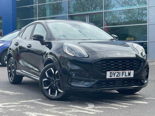 Compare Ford Puma 1.0T Ecoboost Mhev St-line X Suv DY21FLW Black