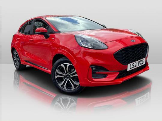Compare Ford Puma 1.0T Ecoboost St-line Suv Dct Euro 6 S LS21PXG Red