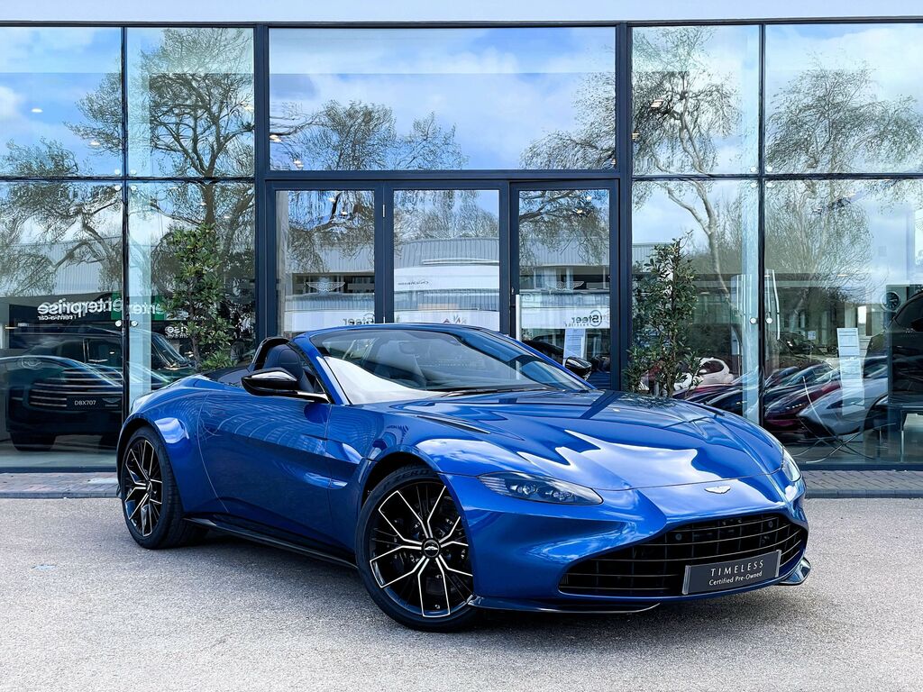 Compare Aston Martin Vantage Vantage V8 Roadster AA22AMV Blue