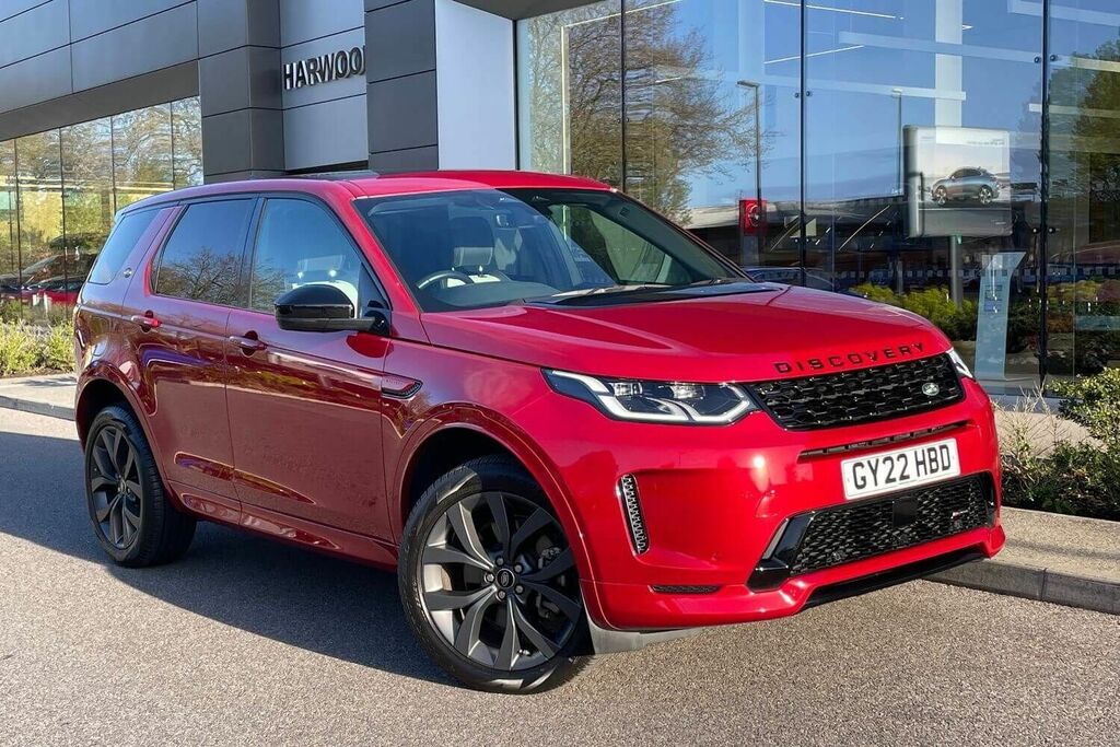 Compare Land Rover Discovery Sport R-dynamic Se GY22HBD Red