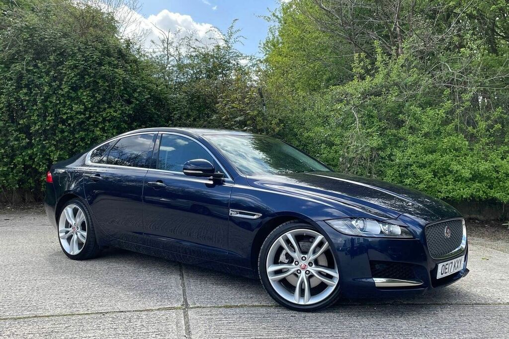 Compare Jaguar XF Portfolio OE17KXY Blue