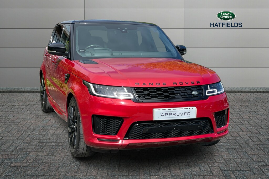 Compare Land Rover Range Rover Sport Hybrid GD68ZFN Red
