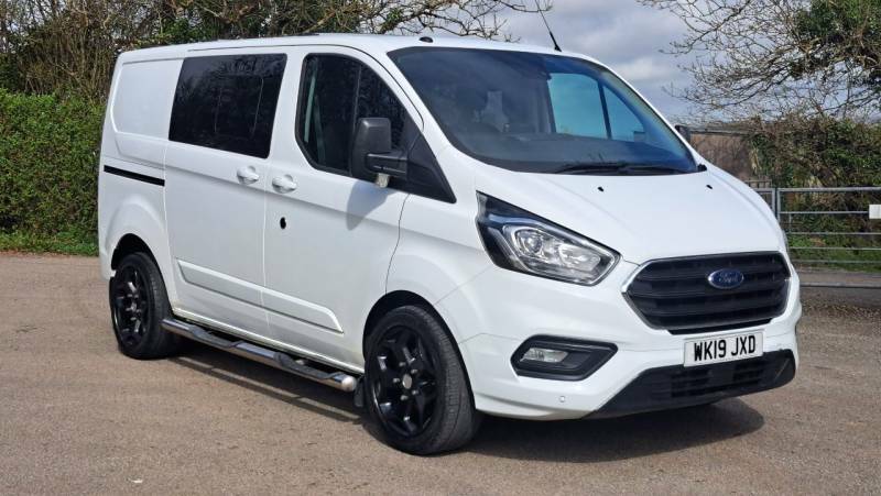 Ford Transit Custom 2.0 Ecoblue 130Ps Low Roof Dcab Limited Van White #1