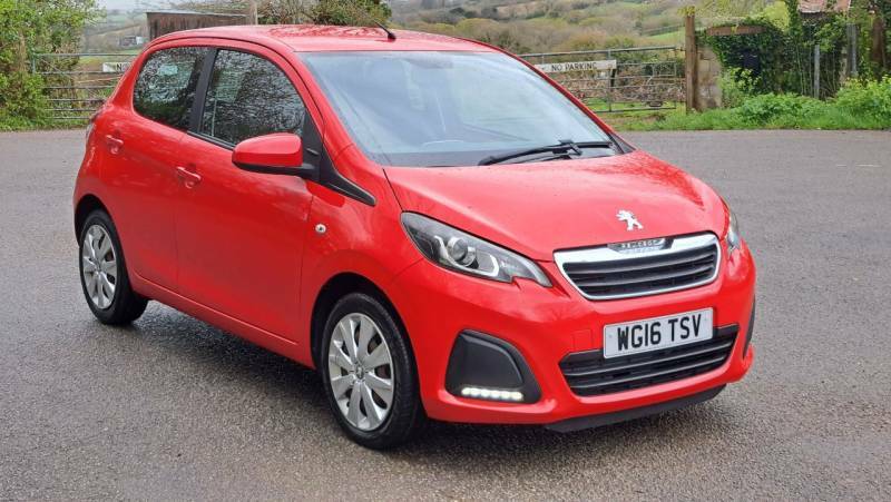 Compare Peugeot 108 Active WG16TSV Red