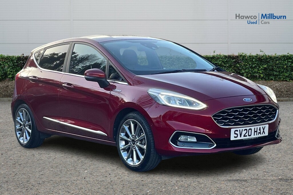 Compare Ford Fiesta 1.0T 125Ps Vignale Edition SV20HAX Red