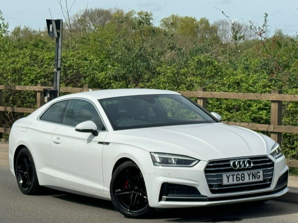 Audi A5 S Line White #1