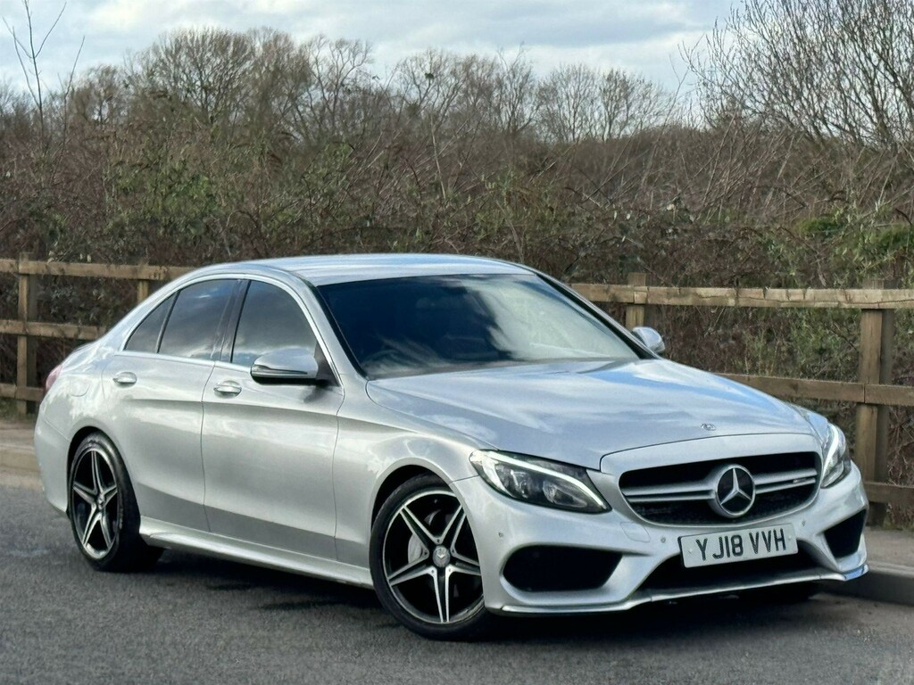 Compare Mercedes-Benz C Class 2.1 D Amg Line G-tronic Euro 6 Ss YJ18VVH Silver