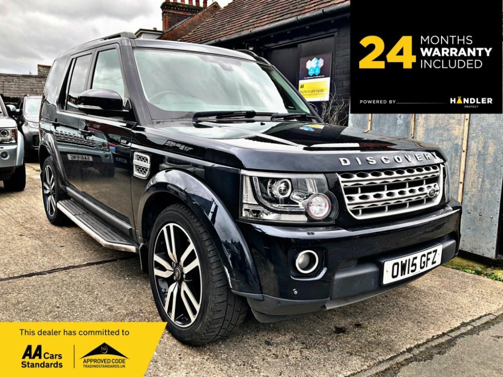 Compare Land Rover Discovery 4 3.0 Sd V6 Hse Luxury 4Wd Euro 6 Ss OW15GFZ Black