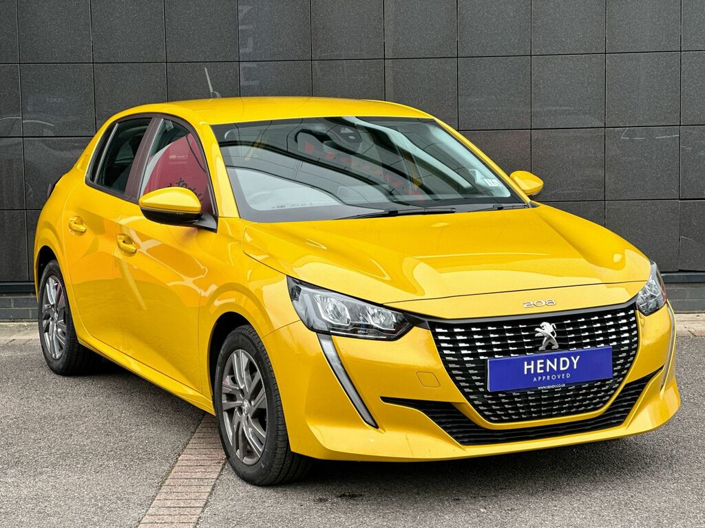 Compare Peugeot 208 1.2 Puretech Active Premium BN21TWF Yellow