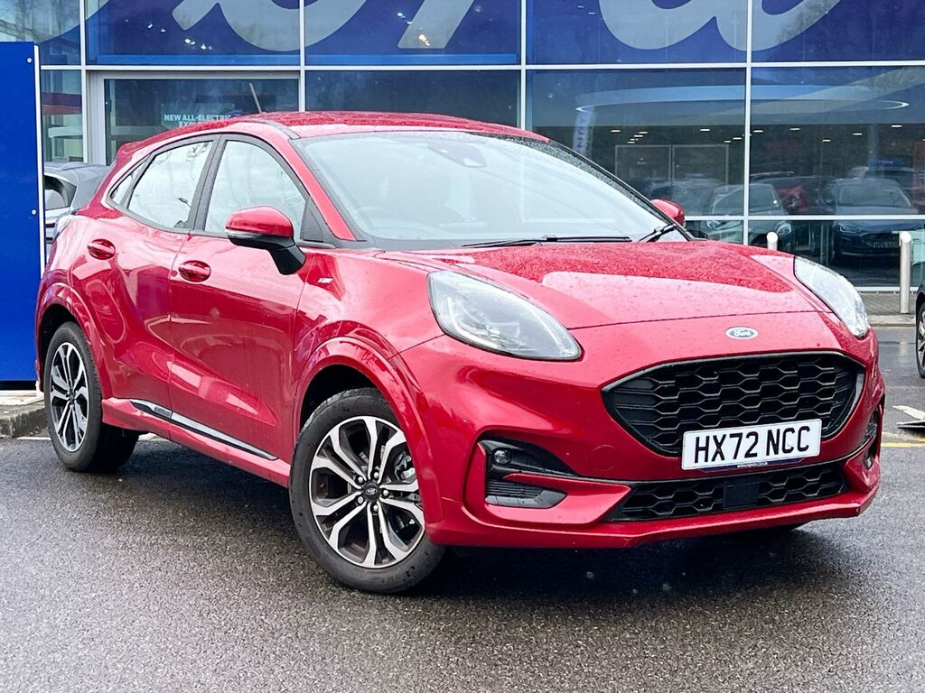 Compare Ford Puma 1.0 Ecoboost Hybrid Mhev St-line Dct HX72NCC Red