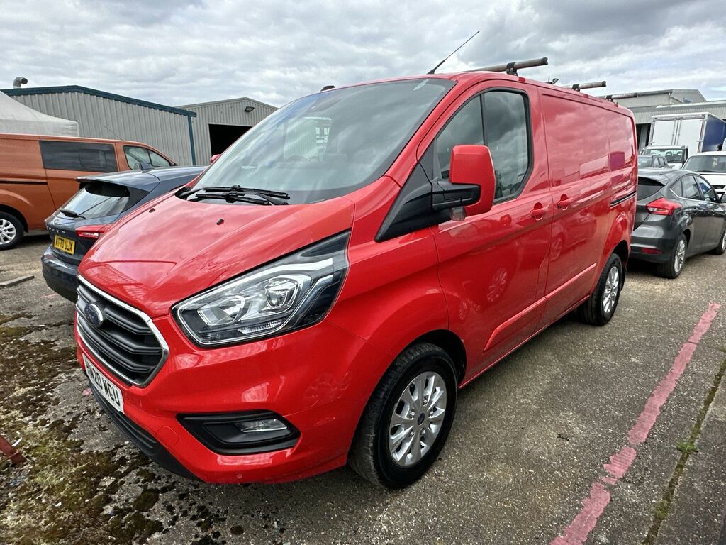 Compare Ford Transit Custom 2.0 Ecoblue 130Ps Low Roof Limited Van HN20WCU Red