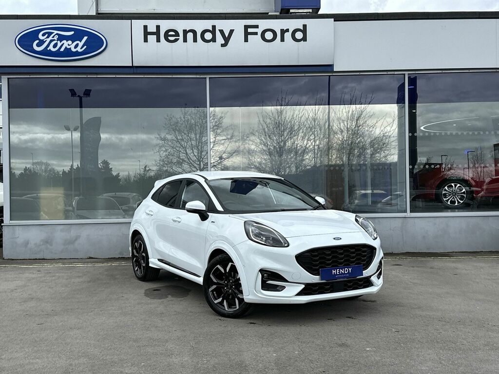 Compare Ford Puma 1.0 Ecoboost Hybrid Mhev St-line X Dct HN73GPF White