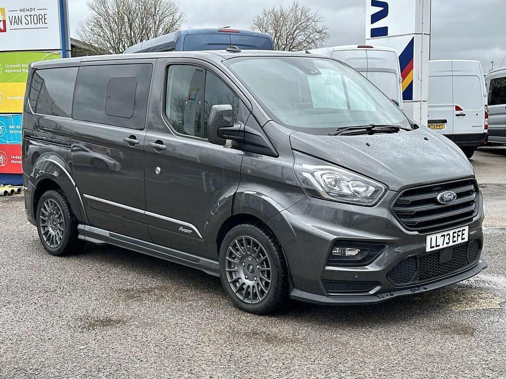 Compare Ford Transit Custom 2.0 Ecoblue 170Ps Low Roof Dcab Ms-rt Van LL73EFE Grey