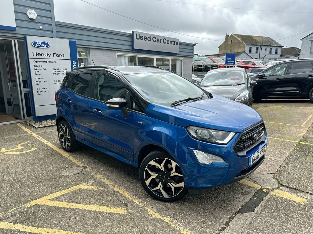 Compare Ford Ecosport 1.0 Ecoboost 125 St-line GL18FPD Blue