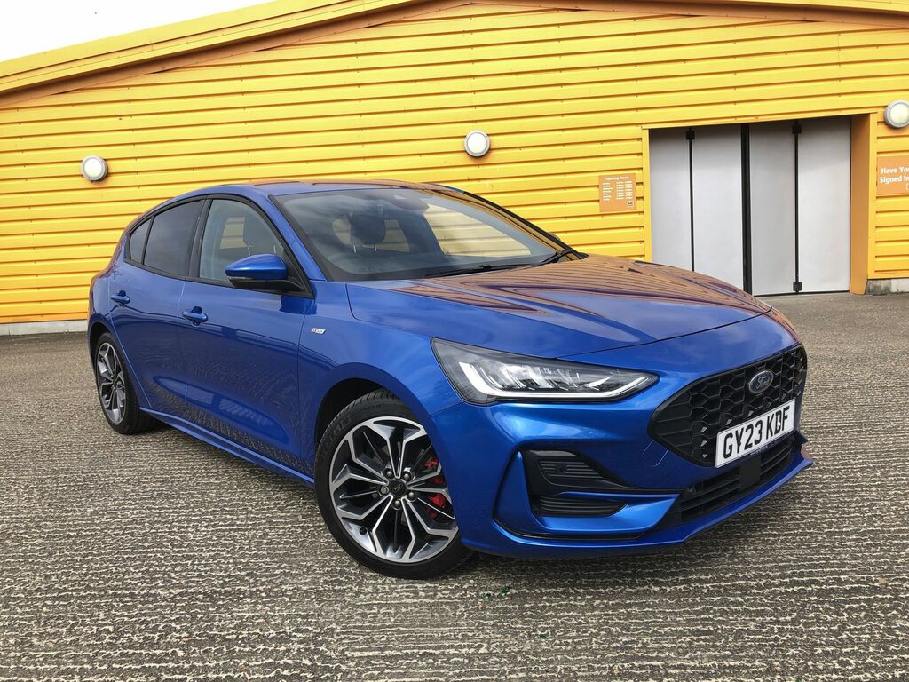 Compare Ford Focus 1.0 Ecoboost Hybrid Mhev 155 St-line X GY23KDF Blue