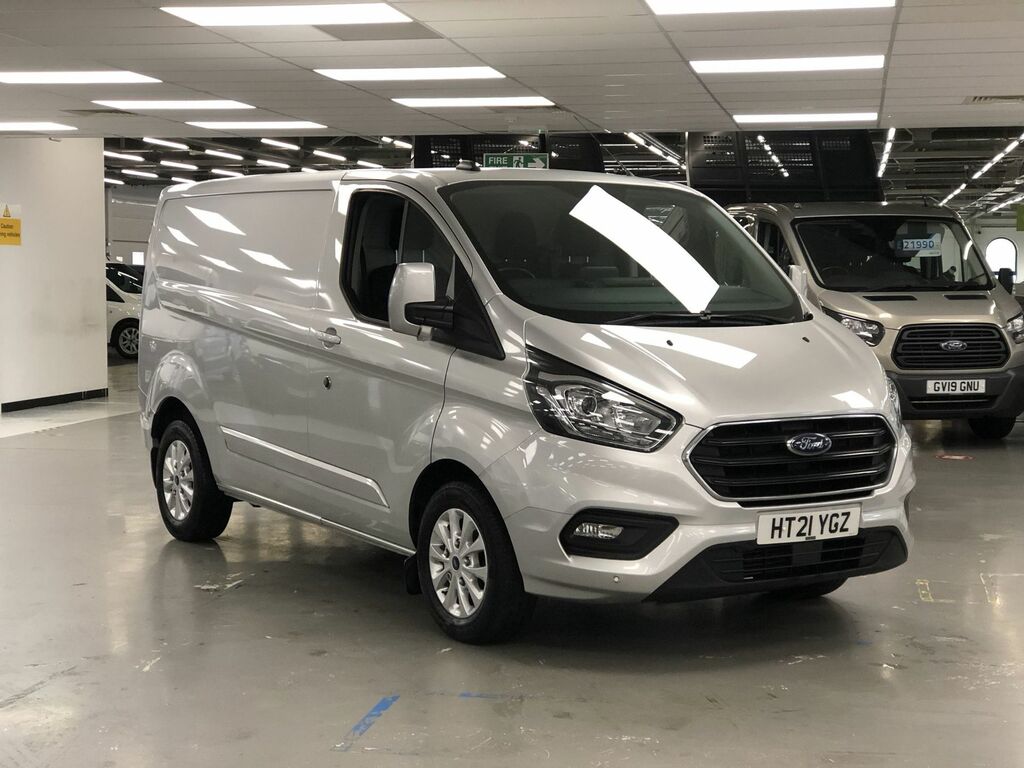 Compare Ford Transit Custom 2.0 Ecoblue 130Ps Low Roof Limited Van HT21YGZ Silver