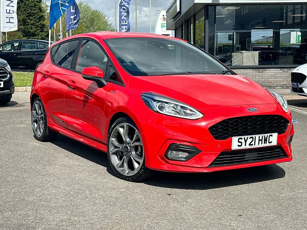 Compare Ford Fiesta 1.0 Ecoboost 125 St-line X Edn 7 Speed SY21HWC Red
