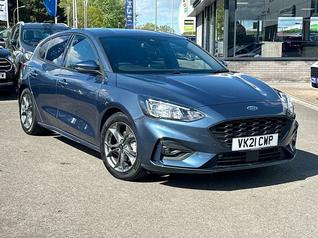 Compare Ford Focus 1.0 Ecoboost Hybrid Mhev 125 St-line Edition VK21CWP Blue