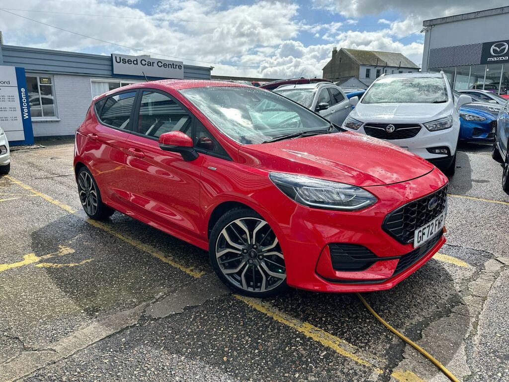 Compare Ford Fiesta 1.0 Ecoboost Hybrid Mhev 125 St-line X Edition GF72FWP Red