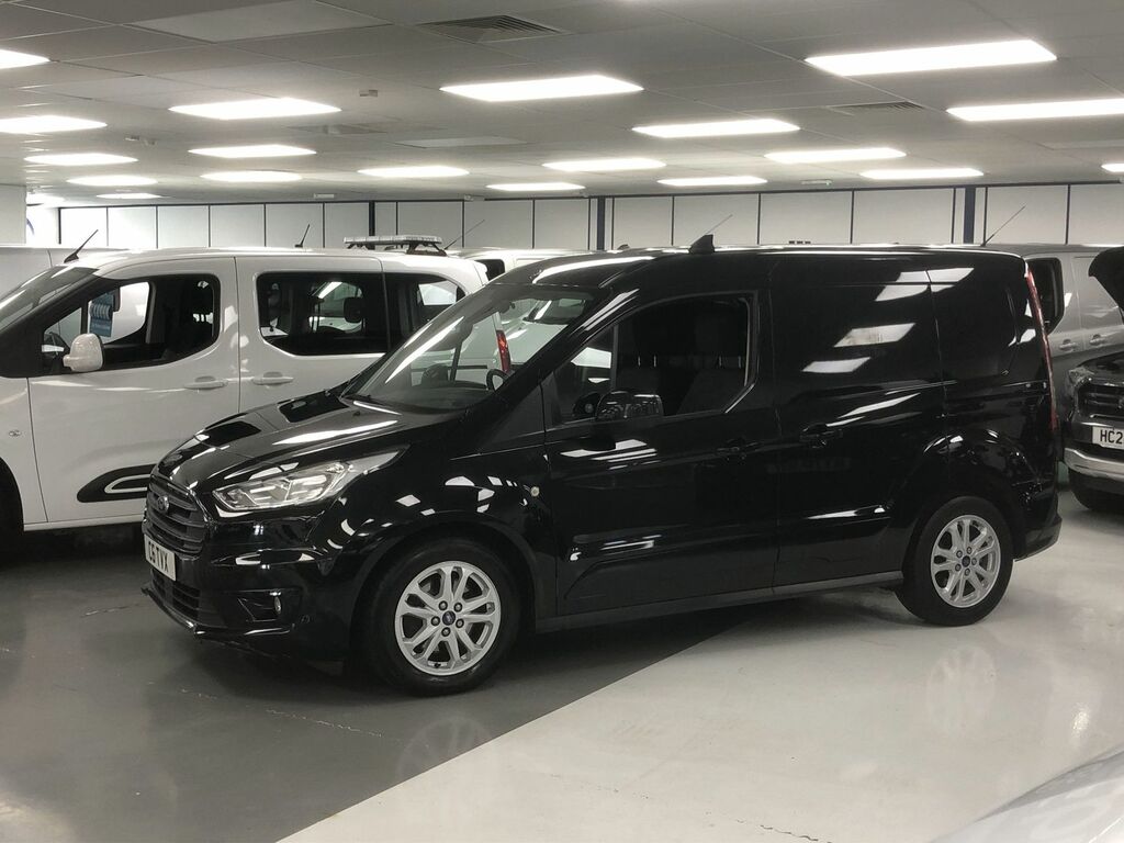 Compare Ford Transit Connect 1.5 Ecoblue 120Ps Limited Van Powershift HK69HYC Black