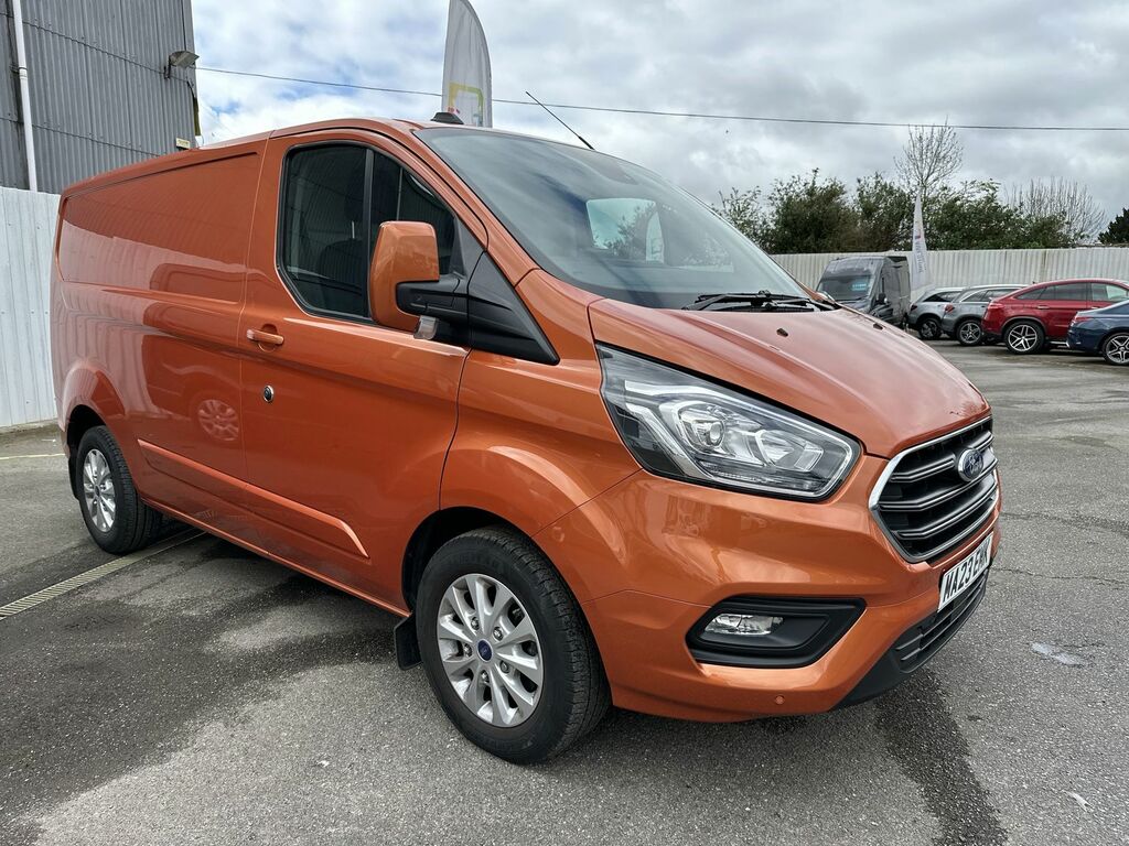 Compare Ford Transit Custom 2.0 Ecoblue 130Ps Low Roof Limited Van MA23EMK Orange