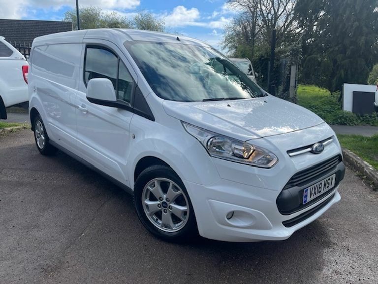 Compare Ford Transit Connect 1.5 Tdci 120Ps Limited Van L2 VX18MSV White