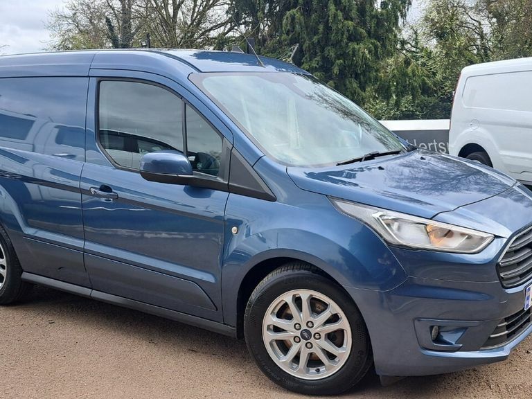 Compare Ford Transit Connect 1.5 Ecoblue 120Ps Limited Van Powershift SR19FCP Blue