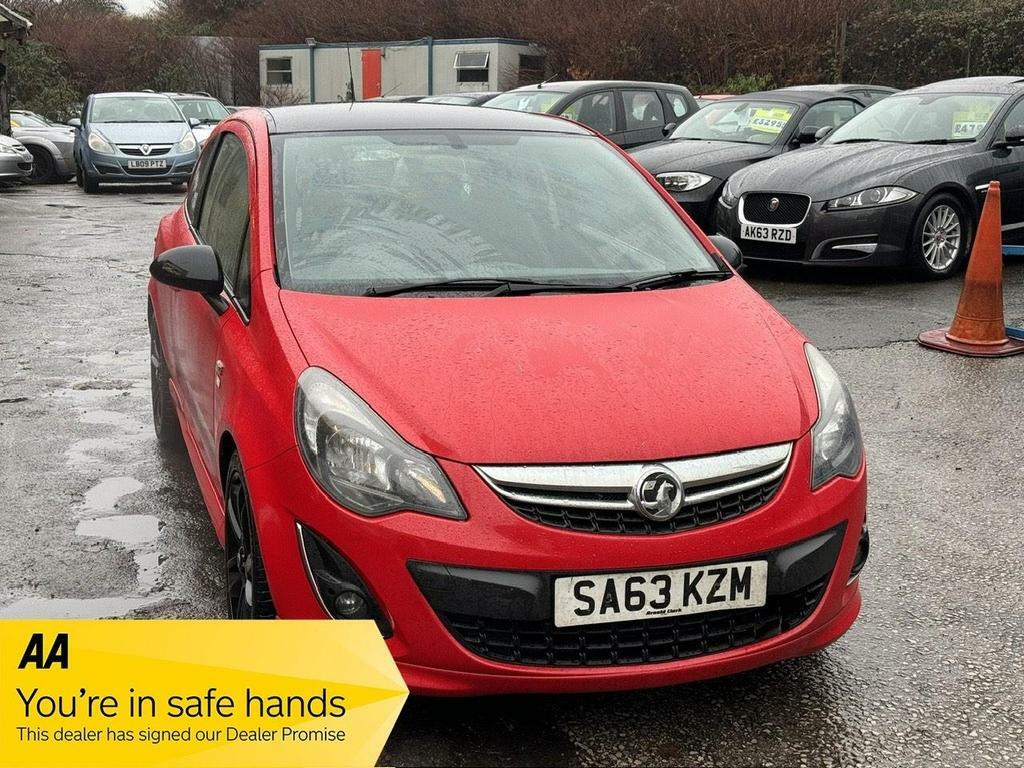 Compare Vauxhall Corsa 1.2 16V Limited Edition Euro 5 SA63KZM Red