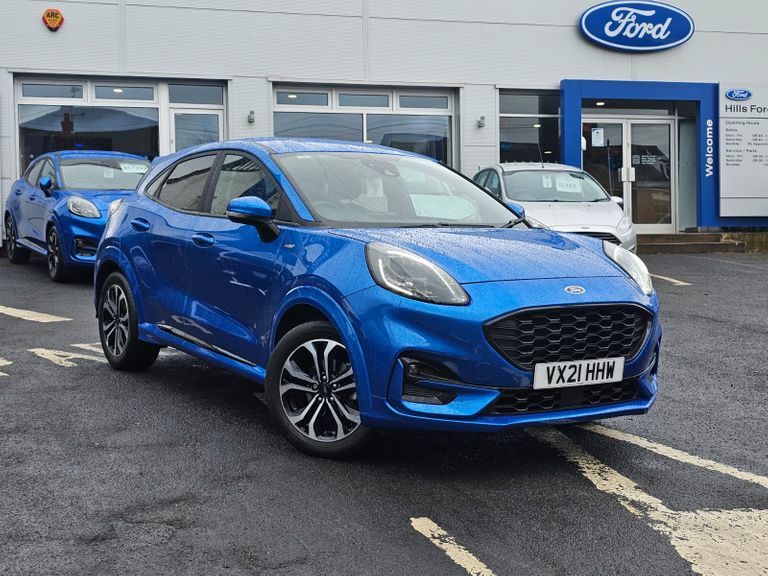 Compare Ford Puma St-line 1.0 125Ps One Owner From New VX21HHW Blue