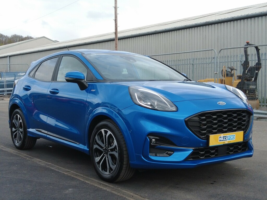 Compare Ford Puma St-line Mhev 1.0L Ecoboost Parking Pack - Advance VN21AUU Blue