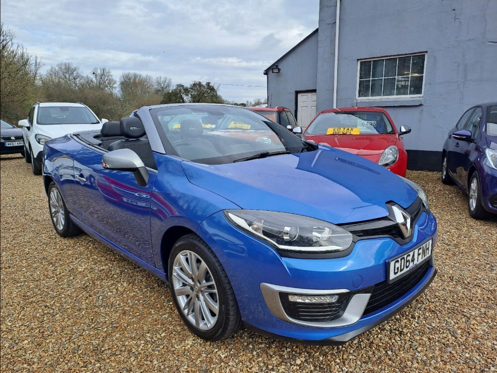 Compare Renault Megane 1.5 Dci Gt Line Tomtom Convertible Edc GD64FNH Blue