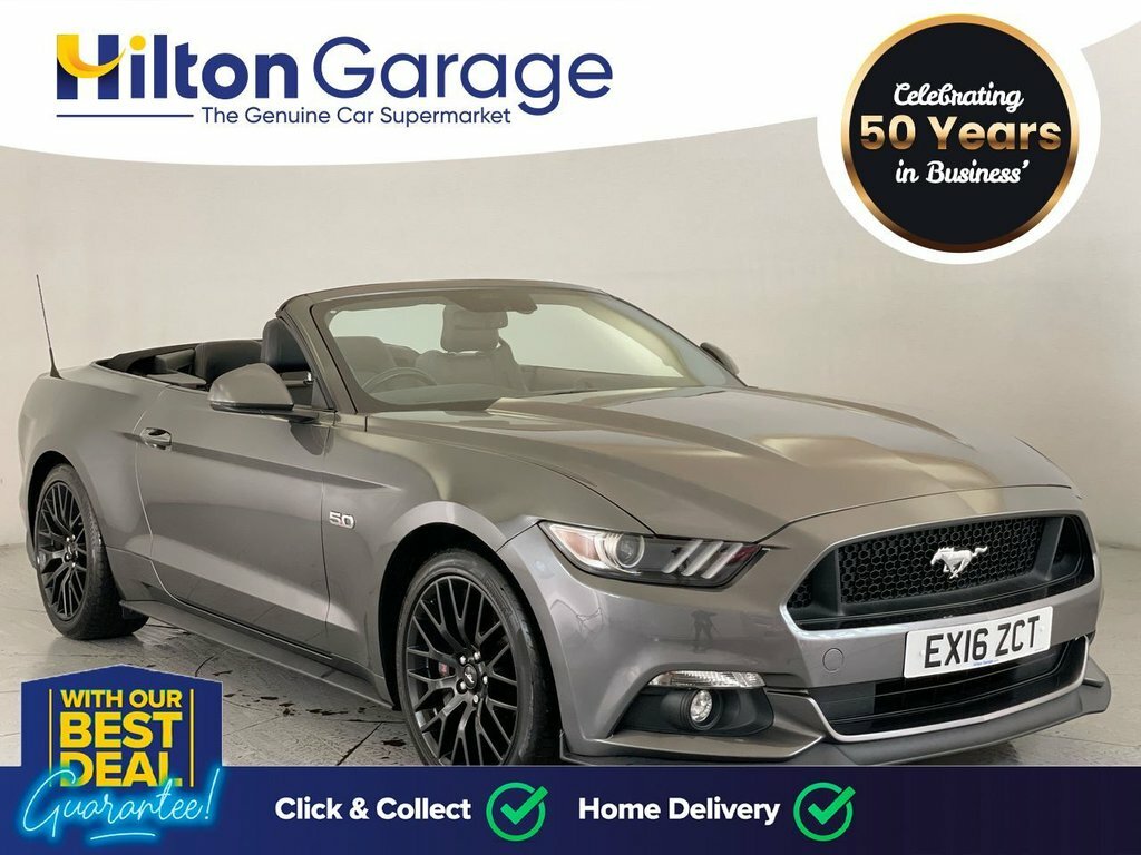 Compare Ford Mustang 5.0 Gt 410 Bhp EX16ZCT Grey