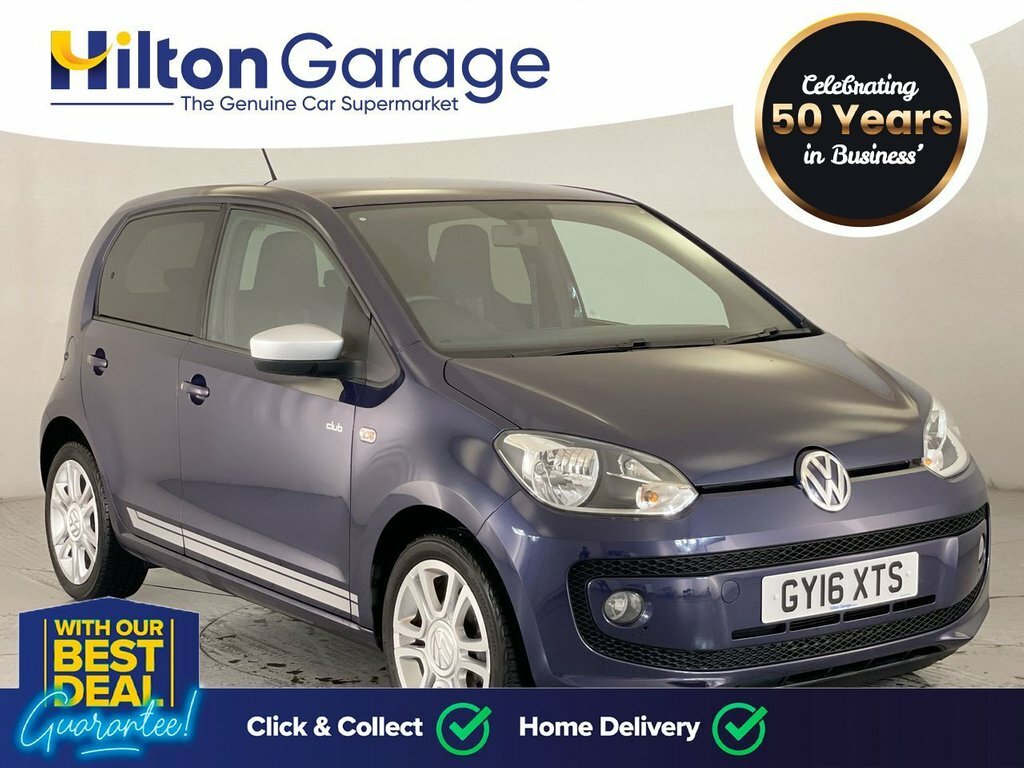 Compare Volkswagen Up 1.0 Club Up 74 Bhp GY16XTS Blue