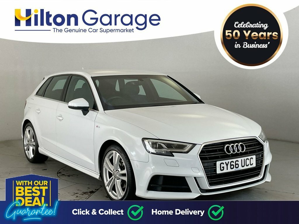 Compare Audi A3 1.4 Tfsi S Line 148 Bhp GY66UCC White