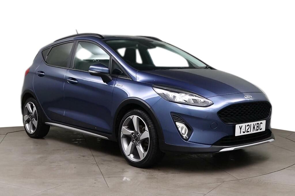 Compare Ford Fiesta 1.0 Ecoboost Hybrid Mhev 125 Active Edition YJ21KBC Blue