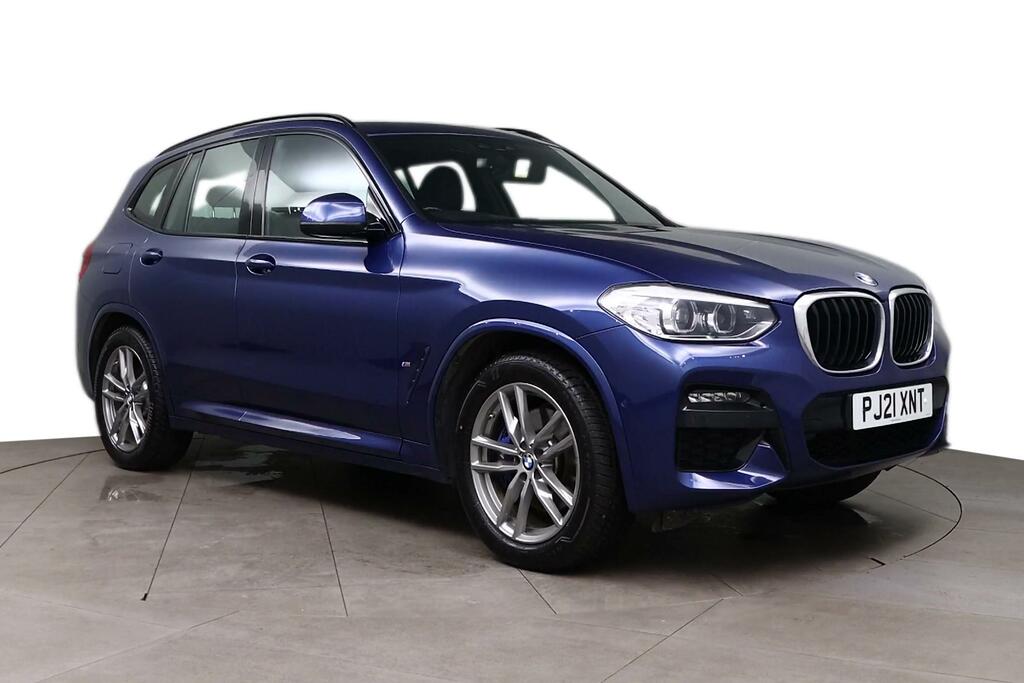 Compare BMW X3 Xdrive 30E M Sport PJ21XNT Blue