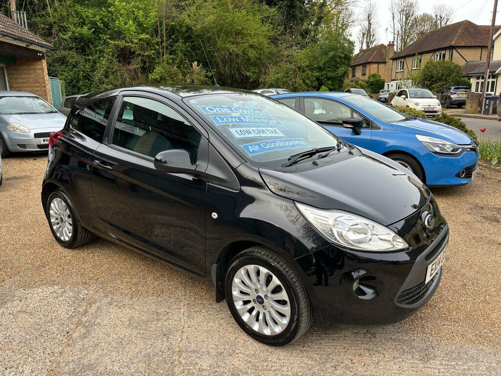 Compare Ford KA 1.2 Zetec One Owner Low Mileage Full Service Histo EX14DZD Black