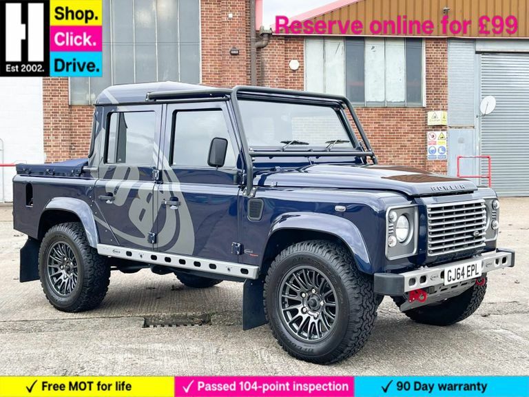 Compare Land Rover Defender 110 2.2 Tdci Xs Double Cab Pickup 4Wd Euro 5 GJ64EPL Blue