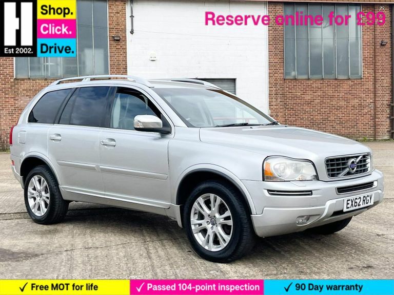 Compare Volvo XC90 2.4 D5 Se Lux Geartronic 4Wd Euro 5 EX62RGY Silver