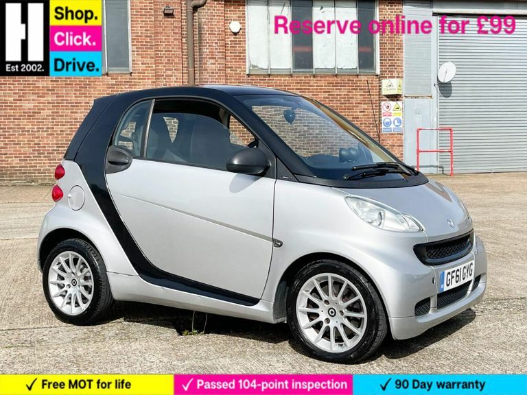 Compare Smart Fortwo Coupe 0.8 Cdi Passion Softtouch Euro 5 GF61GYG Silver