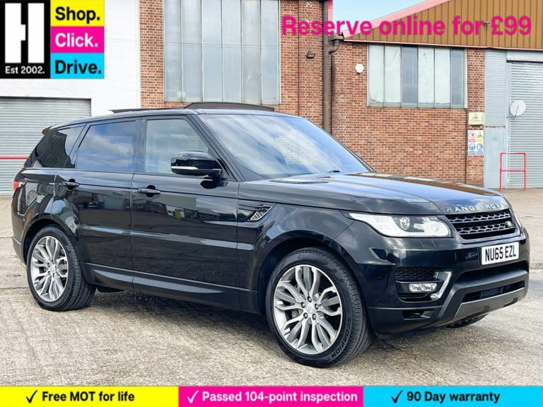 Compare Land Rover Range Rover Sport 3.0 Sd V6 Hse Dynamic 4Wd Euro 6 Ss NU65EZL Black