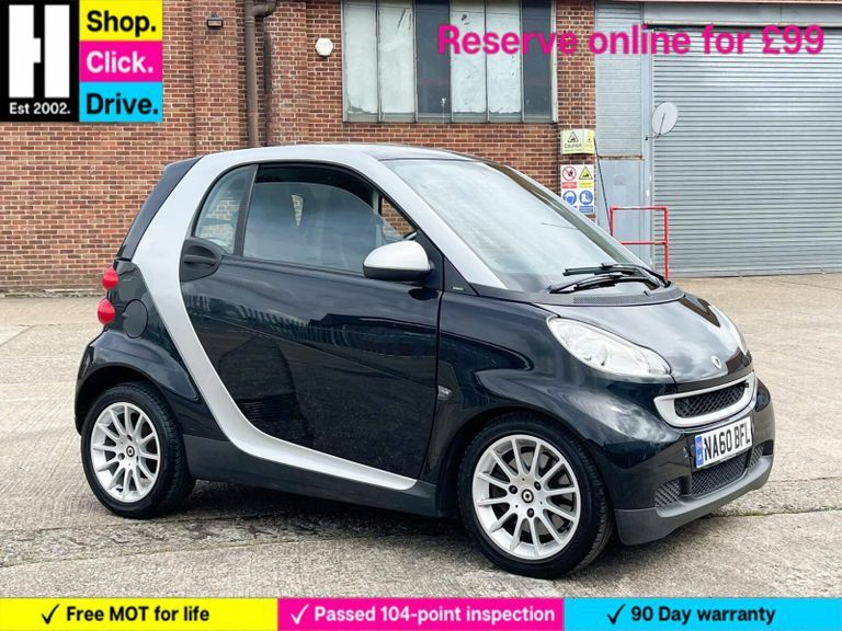 Compare Smart Fortwo Coupe 0.8 Cdi Passion Softtouch Euro 5 NA60BFL Black