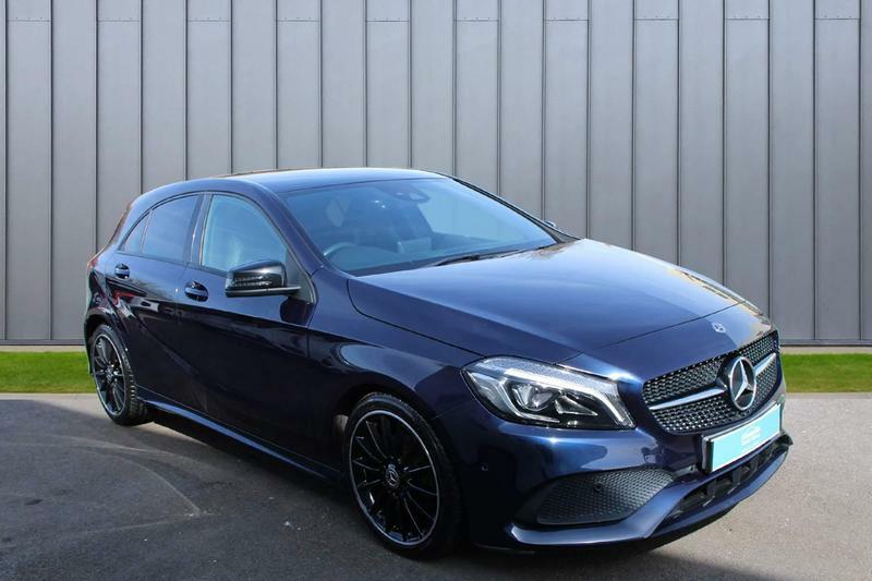 Compare Mercedes-Benz A Class A 200 Amg Line Premium MK67OWM Blue