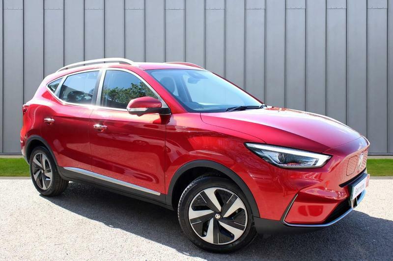 Compare MG ZS 51.1Kwh Trophy Connect WU22XNG Red