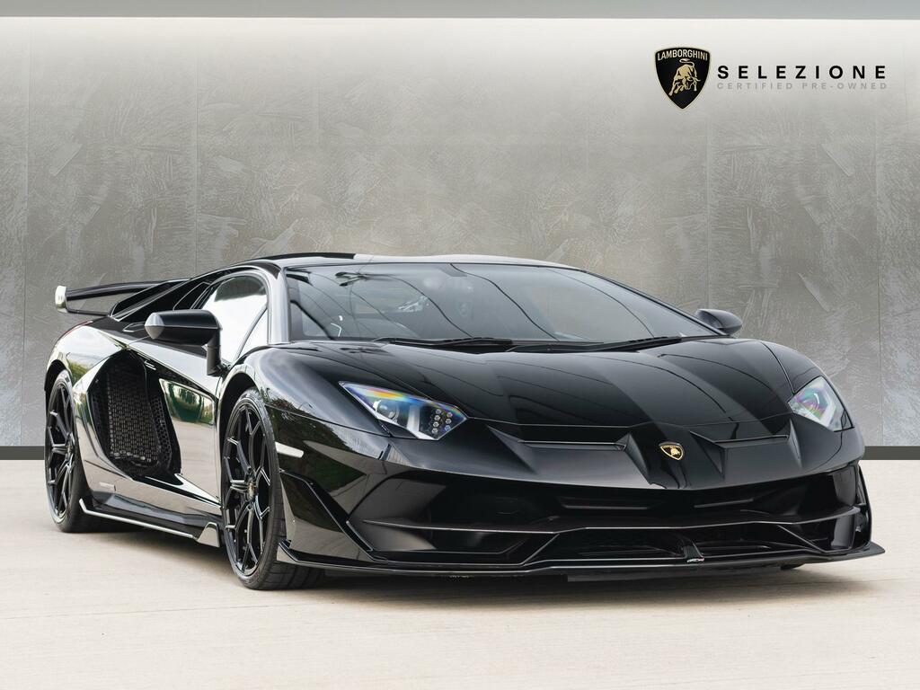 Lamborghini Aventador Svj Black #1